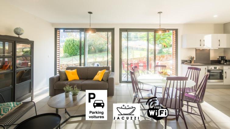 Apartamento Plein Sud avec Jacuzzi Privatif et parking privé Sarlat Exterior foto